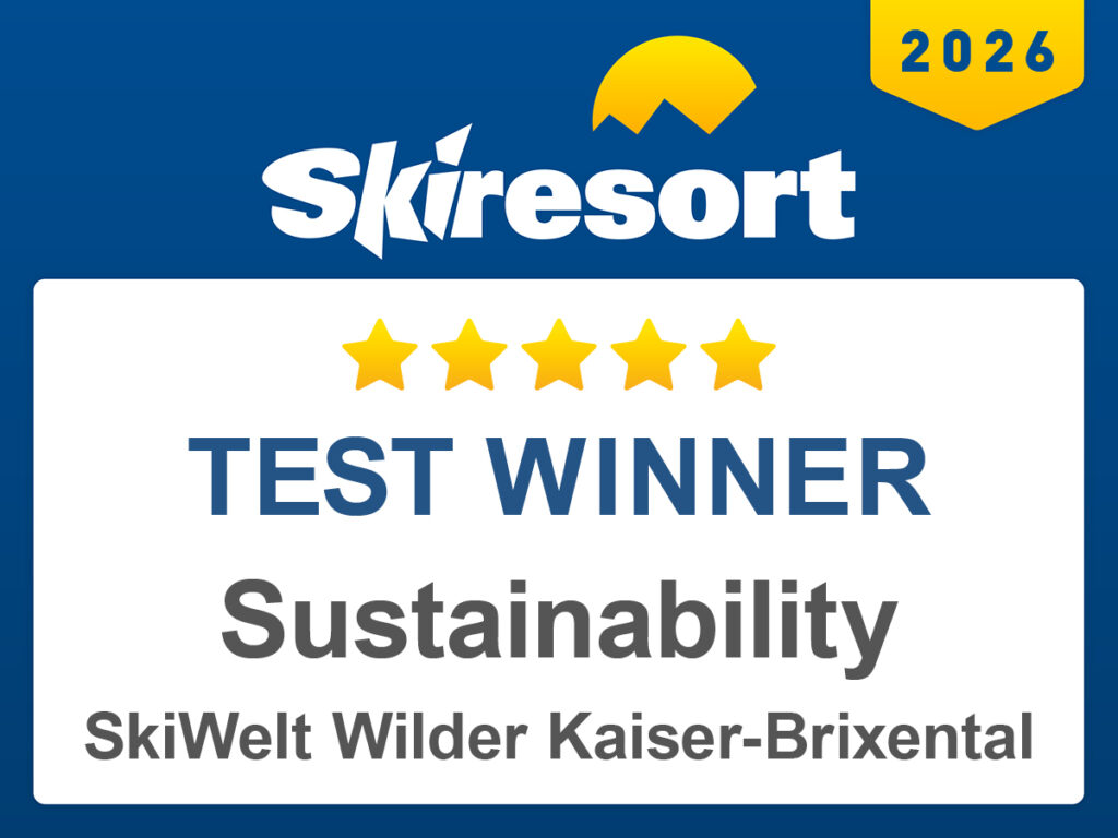 Skiresort.de Auszeichnung SkiWelt Wilder Kaiser - Brixental